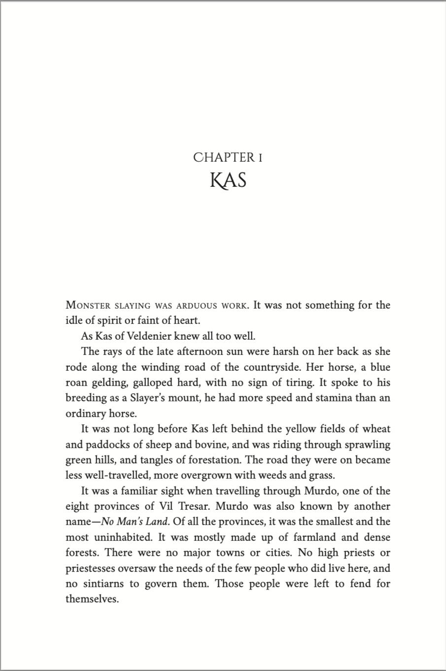 Simple chapter heading Simple chapter heading